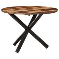  Dining Table 100x100x75 cm Acacia Wood with Honey Finish