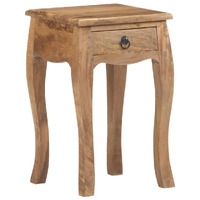 Bed Cabinet 28x28x46 cm Solid Mango Wood