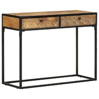 Console Table 100x35x75 cm Solid Mango Wood