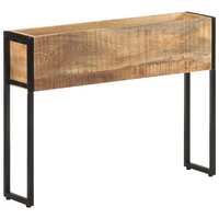  Planter 90x20x68 cm Rough Mango Wood