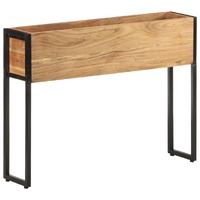  Planter 90x20x68 cm Solid Acacia Wood