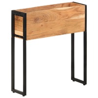  Planter 60x20x68 cm Solid Acacia Wood
