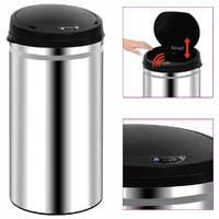  Automatic Sensor Dustbin 50 L Stainless Steel