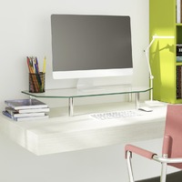  Monitor Stand 60x26x8.6 cm Transparent Glass