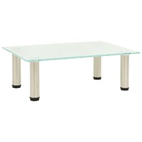  TV Stand Frosted 40x35x17 cm Tempered Glass