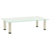  TV Stand Frosted 60x35x17 cm Tempered Glass