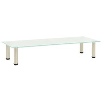  TV Stand Frosted 100x35x17 cm Tempered Glass