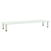  TV Stand Frosted 140x35x17 cm Tempered Glass