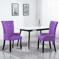  Armchair Purple Velvet