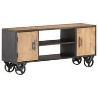  TV Cabinet 110x30x49 cm Solid Reclaimed Wood