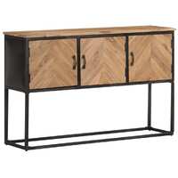  Sideboard 120x30x75 cm Solid Acacia Wood