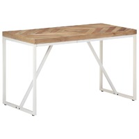  Dining Table 120x60x76 cm Solid Acacia and Mango Wood