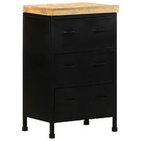  Sideboard 47x35x76 cm Rough Mango Wood