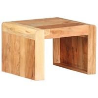  Side Table 43x40x30 cm Solid Acacia Wood