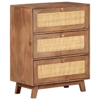  Sideboard 61x35x76 cm Solid Mango Wood