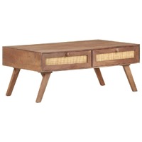  Coffee Table 100x60x40 cm Solid Mango Wood