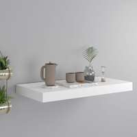  Floating Wall Shelf White 50x23x3.8 cm MDF