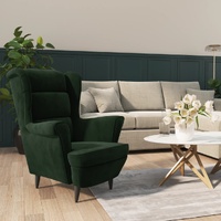  Armchair Dark Green Velvet