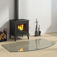  Fireplace Glass Plate 100x60 cm