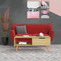  Coffee Table Sonoma Oak 100x49.5x43 cm Engineered Wood