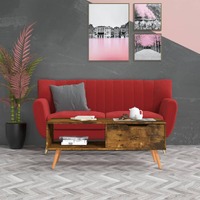  Coffee Table Smoked Oak 100x49.5x43 cm Engineered Wood