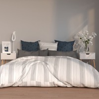  Bedside Cabinets 2 pcs White 40x40x56 cm Engineered Wood