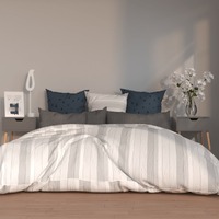  Bedside Cabinets 2 pcs Grey 40x40x56 cm Engineered Wood
