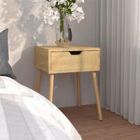  Bedside Cabinet Sonoma Oak 40x40x56 cm Engineered Wood