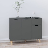  Sideboard Grey 90x30x72 cm Engineered Wood