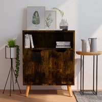  Sideboard Smoked Oak 60x30x72 cm Engineered Wood