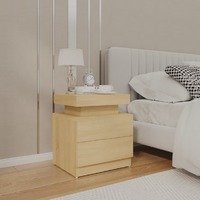  Bedside Cabinet Sonoma Oak 45x35x52 cm Engineered Wood