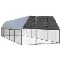  Chicken Cage 3x10x2 m Galvanised Steel