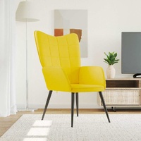  Relaxing Chair Mustard Yellow Fabric