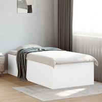  Bed Frame without Mattress White 90x190 cm