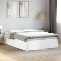  Bed Frame without Mattress White 135x190 cm