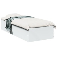 Bed Frame without Mattress White 90x190 cm