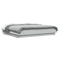  Bed Frame without Mattress White 150x200 cm