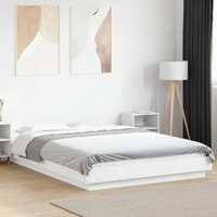  Bed Frame without Mattress White 135x190 cm