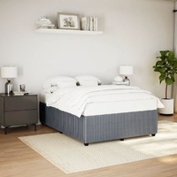  Bed Frame without Mattress Dark Grey Double Velvet