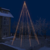  LED Christmas Waterfall Tree Lights Indoor Outdoor 1300 LEDs 8 m