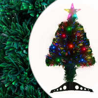  Pre-lit Christmas Tree with Stand 64 cm Fibre Optic