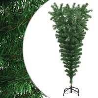  Upside-down Artificial Christmas Tree with Stand Green 120 cm