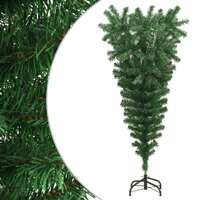  Upside-down Artificial Christmas Tree with Stand Green 150 cm