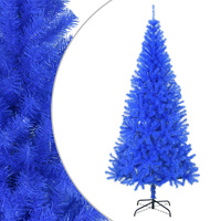  Artificial Christmas Tree with Stand Blue 240 cm PVC