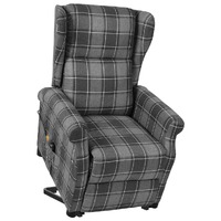  Stand up Massage Chair Grey Fabric