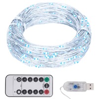  LED String with 150 LEDs Cold White 15 m