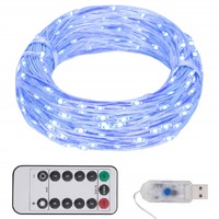  LED String with 150 LEDs Blue 15 m