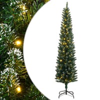  Artificial Slim Christmas Tree 150 LEDs 150 cm