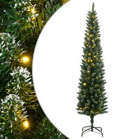  Artificial Slim Christmas Tree 300 LEDs 240 cm