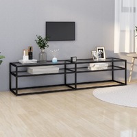 TV Cabinet Transparent 180x40x40.5 cm Tempered Glass